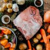 Lamb shoulder potjie with vegetables